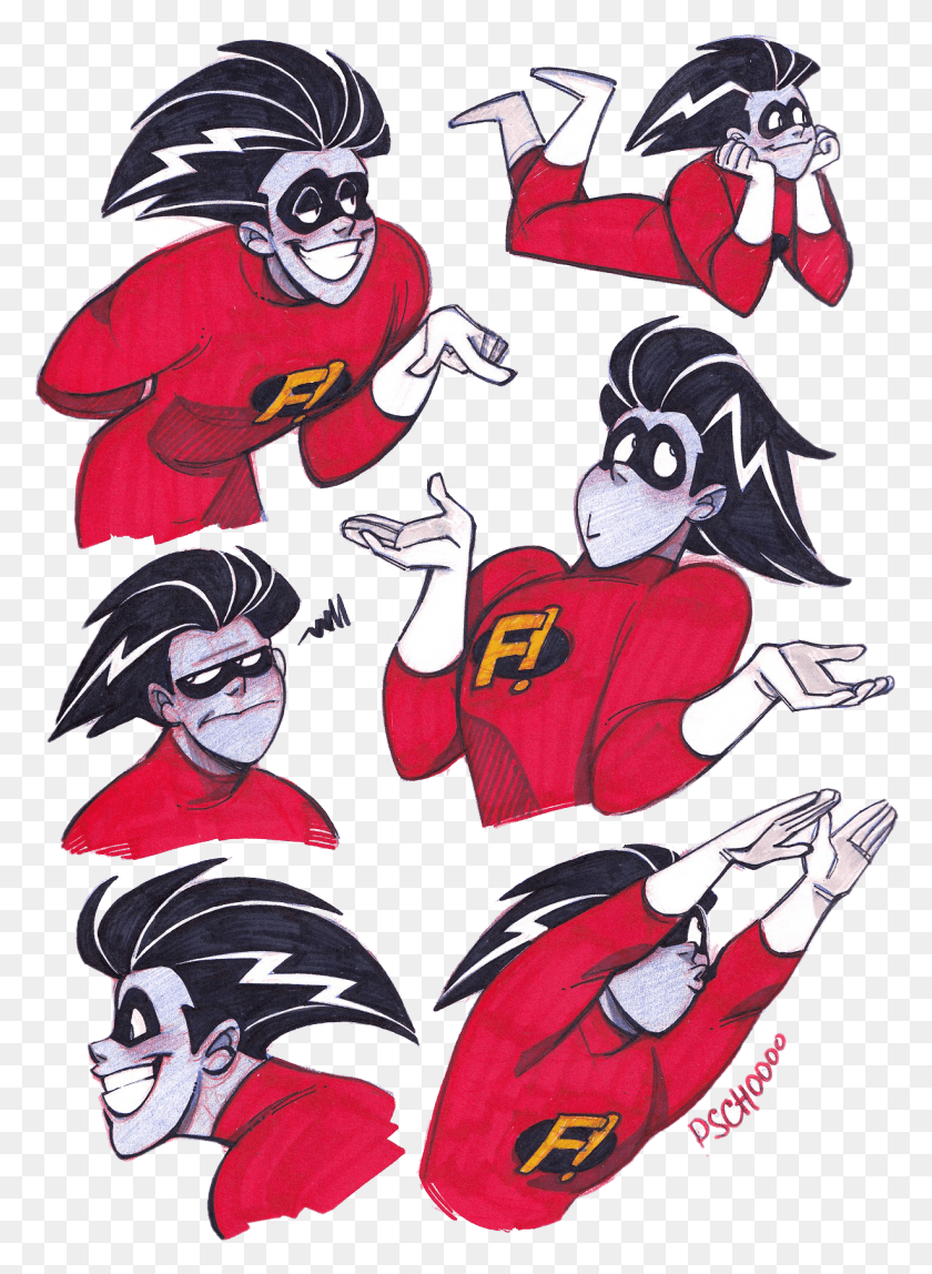 1228x1713 Freakazoid High Quality Image Freakazoid Reboot, Comics, Book, Person HD PNG Download