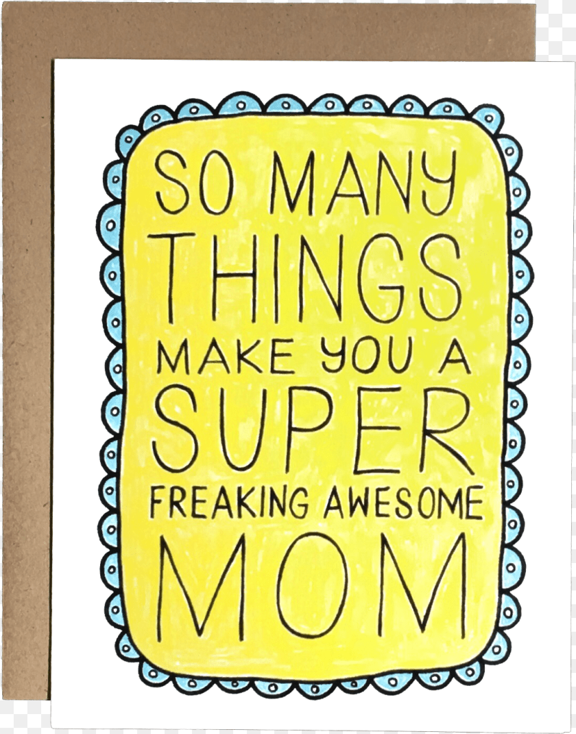 1093x1391 Freaking Awesome Mom, Text Sticker PNG