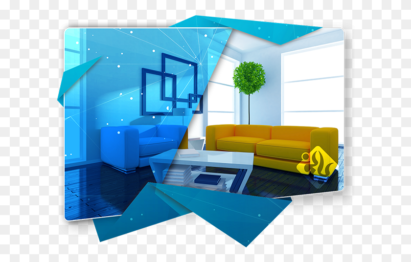 610x476 Fream Architecture, Interior Design, Indoors, Couch HD PNG Download