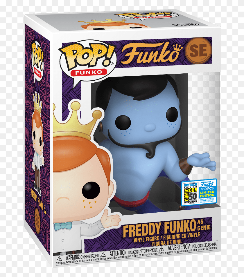 683x895 Freddy Funko As Genie, Label, Text, Advertisement HD PNG Download