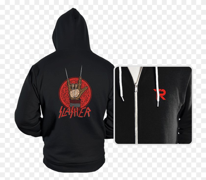 737x671 Freddy Krueger And Slayer T Shirt Hut T Shirt, Clothing, Apparel, Sweatshirt HD PNG Download