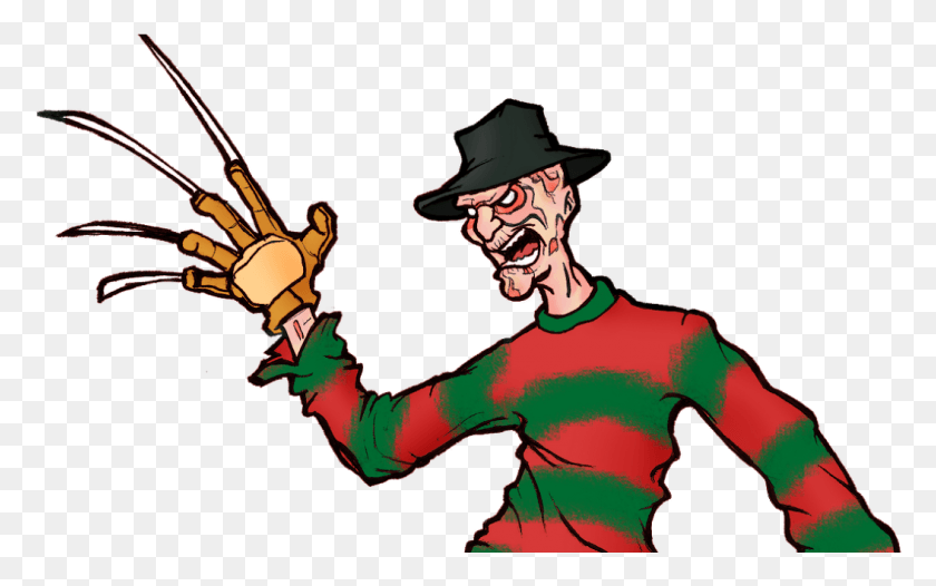 1054x631 Freddy Krueger Cartoon, Person, Human, Clothing HD PNG Download