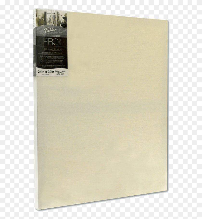572x848 Fredrix Pro Oil Primed 1 3 8 Paper, Book, File Binder, Text HD PNG Download