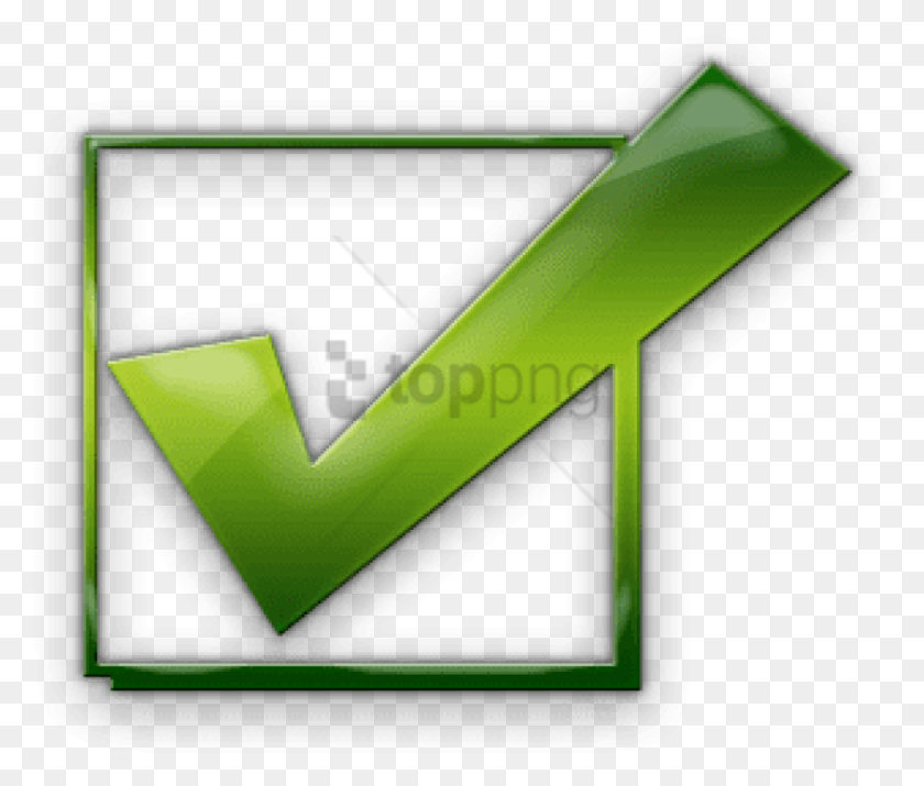 841x707 Descargar Libre 019228 Green Jelly Icon Símbolos Formas Verificación Marca De Verificación Icono, Símbolo, Logotipo, Marca Registrada Hd Png
