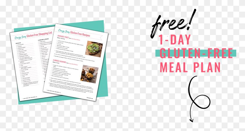 4258x2126 Free 1 Day Gluten Free Meal Plan Graphic Design, Poster, Advertisement, Flyer HD PNG Download