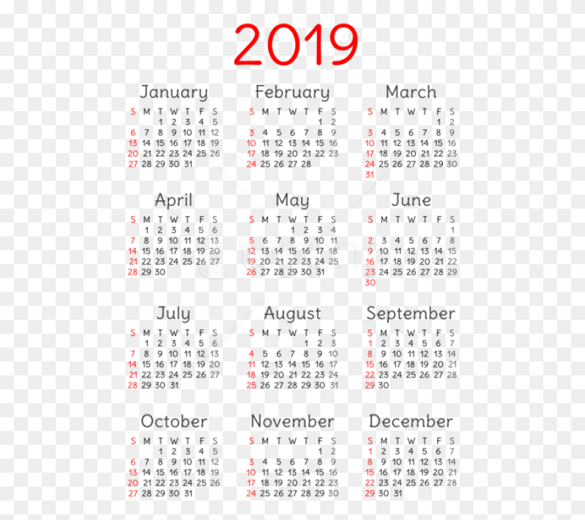Free 2019 Calendar Transparent Transparent 2019 Calendar, Word, Game, Crossword Puzzle HD PNG Download