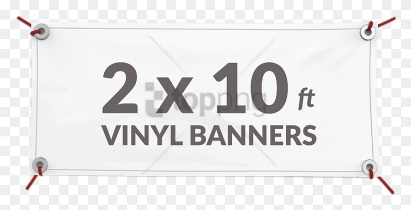 843x401 Free 3 X 2 Vinyl Banner Image With Transparent Outliers, Number, Symbol, Text HD PNG Download