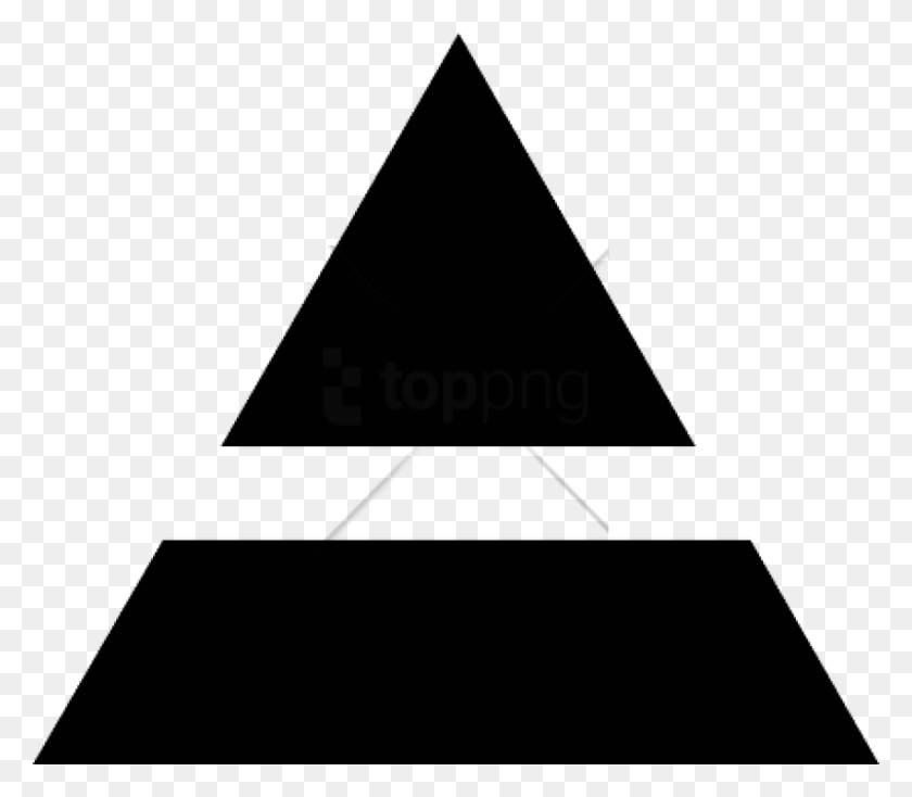 851x736 Free 30 Seconds To Mars Inverted Triad Image Thirty Seconds To Mars Logo, Triangle, Lamp HD PNG Download