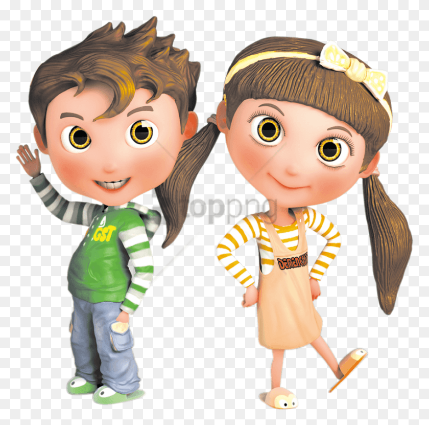 850x841 Free 3d Childrens Image With Transparent Background 3d Child Boy, Person, Human, Doll HD PNG Download