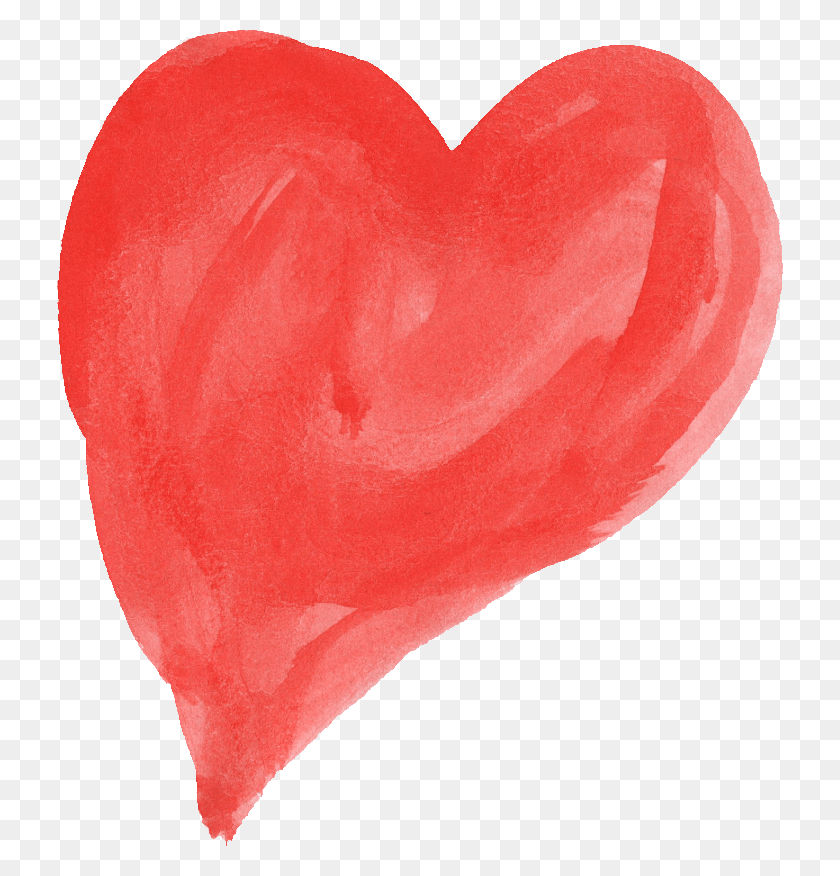 726x816 Free, Heart, Cushion, Rose HD PNG Download