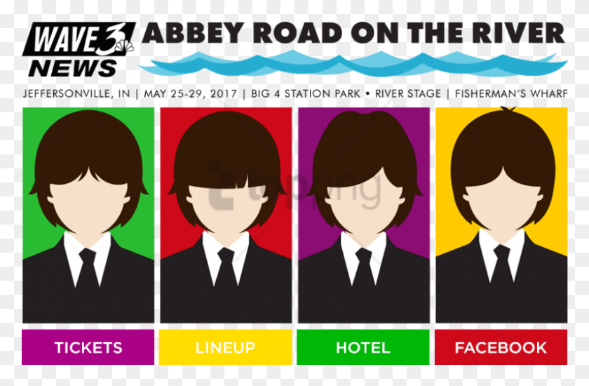 850x534 Free Abbey Road On The River Images Abbey Road On The River, Person, Label, Text HD PNG Download