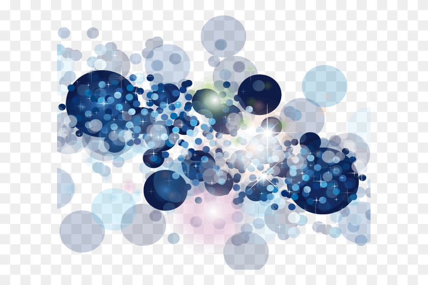 616x500 Free Abstract Bue Background Sphere, Graphics, Confetti HD PNG Download