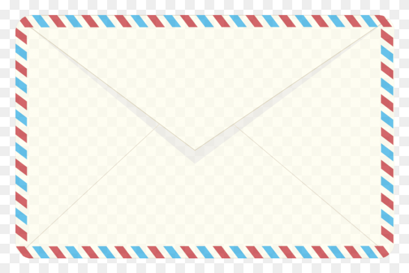 850x545 Free Air Mail Envelope Images Background Envelope, Airmail, Rug HD PNG Download
