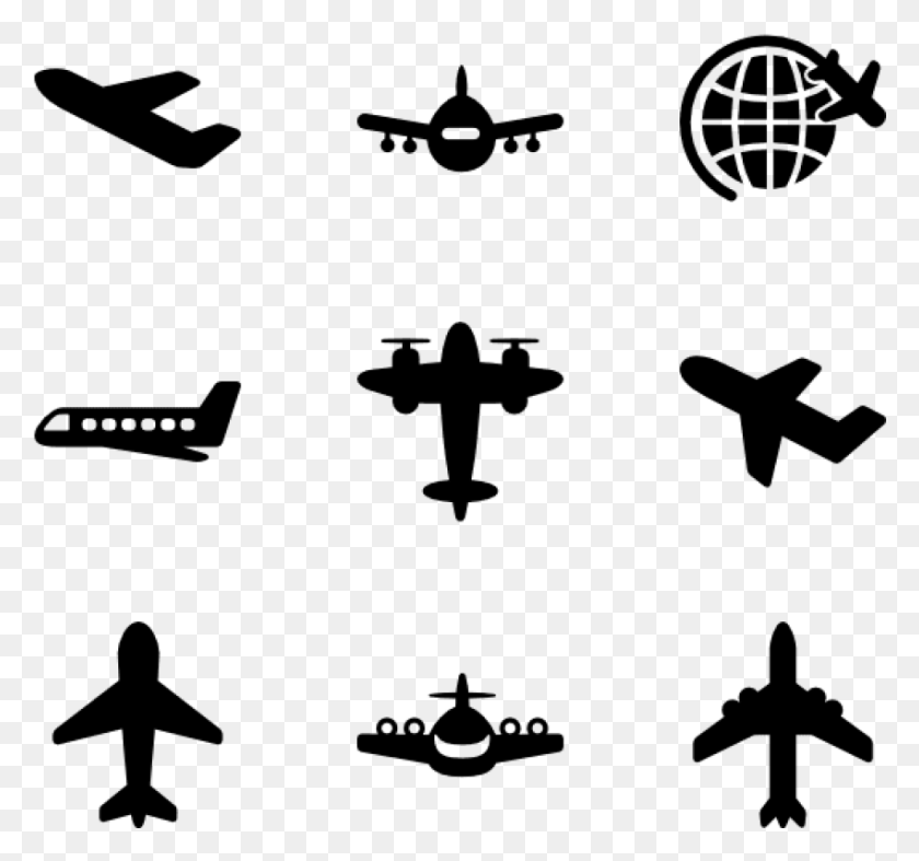 850x793 Free Airplane Vector Icon Images Background, Gray, World Of Warcraft HD PNG Download
