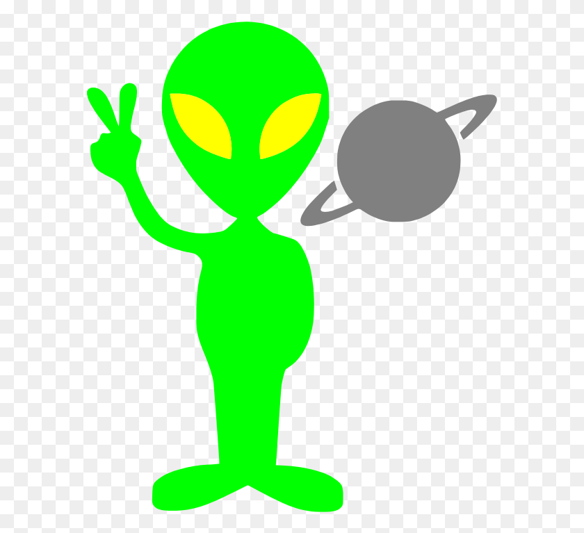 591x707 Free Alien With Glasses Free Tobyaxis The Alien Alien Clipart, Light, Green HD PNG Download
