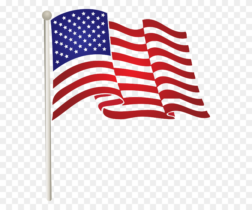 560x640 Free American Flag Clip Art 4th Of July Flag Clipart, Symbol HD PNG Download