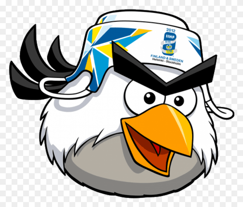 850x716 Free Angry Birds Hockey Bird Images Angry Birds Ice Hockey, Helmet, Clothing, Apparel HD PNG Download