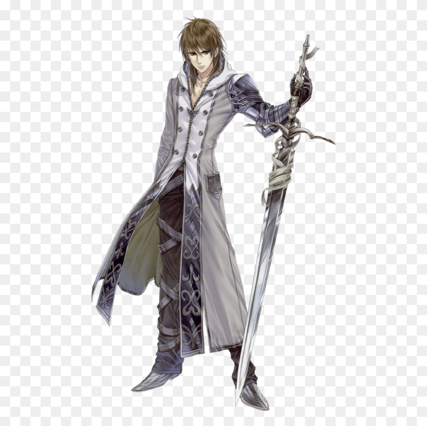 480x778 Free Anime Male With Sword Images Swordsman Anime Male Warrior, Clothing, Apparel, Costume HD PNG Download