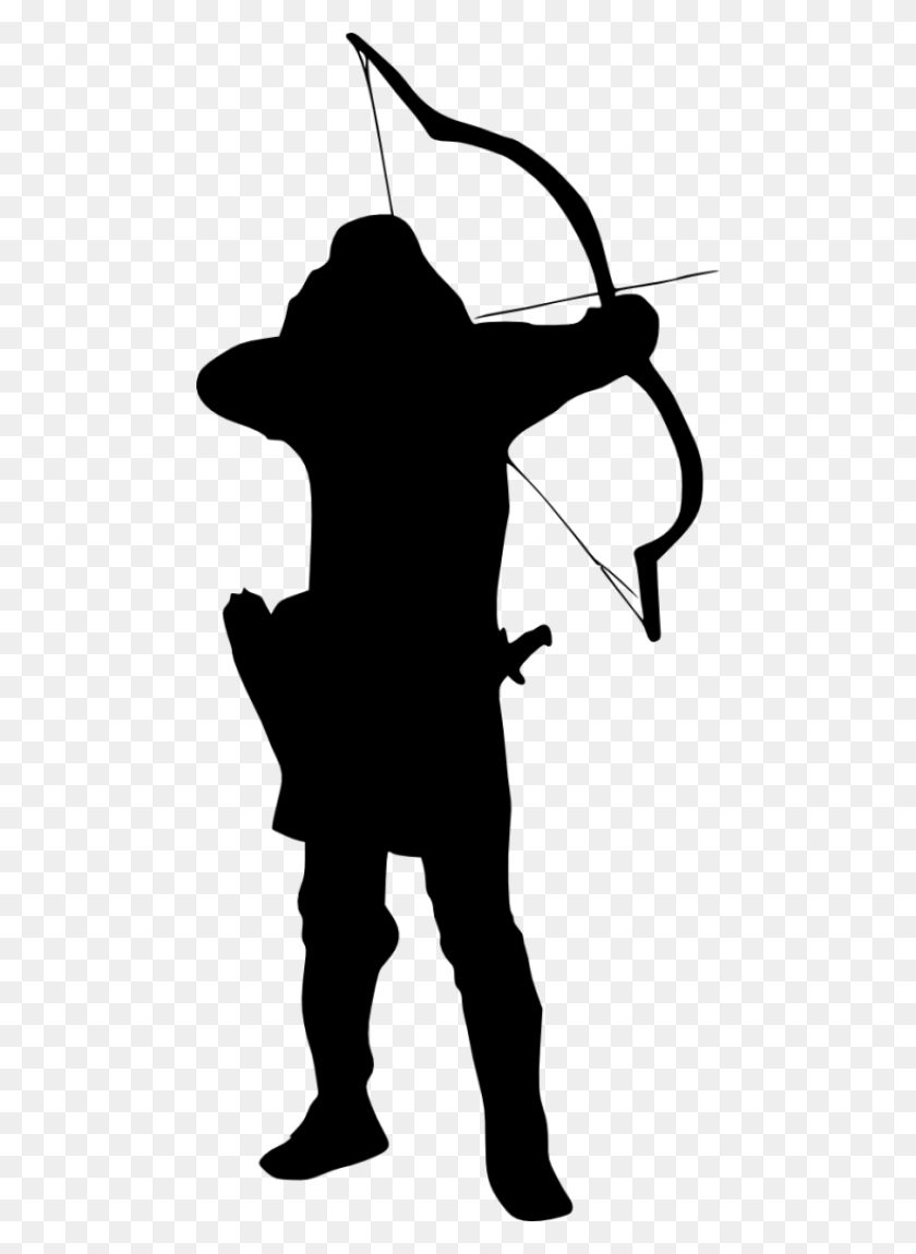 480x1090 Free Archer Silhouette Archer Silhouette, Person, Human HD PNG Download
