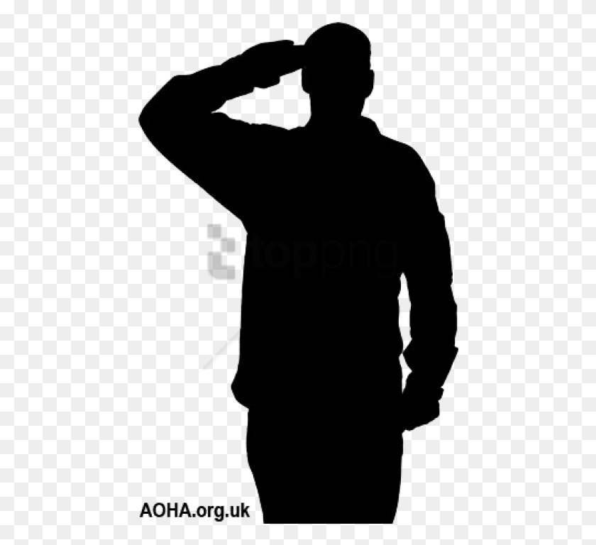 456x708 Free Army Silhouette Image With Transparent Salute The Silent Workers, Hand, Person HD PNG Download