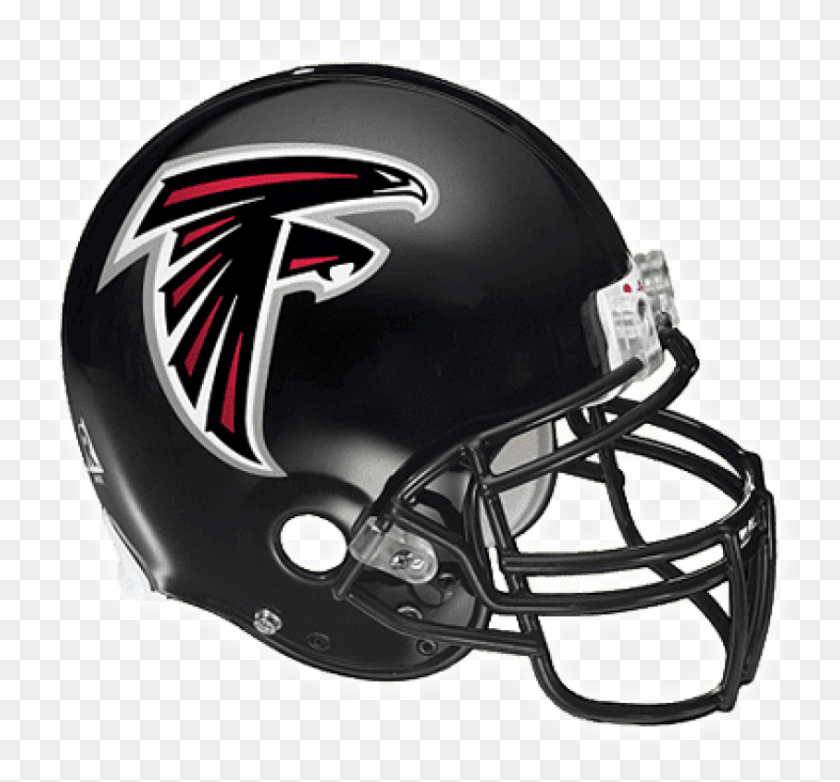 843x781 Png Скачать Бесплатно Atlanta Falcons Black Helmet Green Bay Nfl Nfl, Одежда, Одежда, Футбольный Шлем Png Скачать
