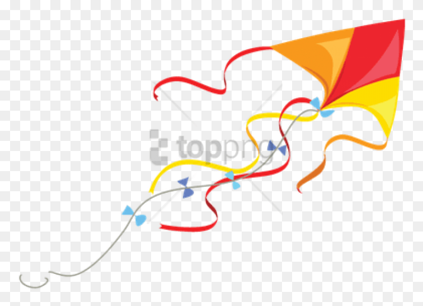 850x598 Free Baby Items On The Beach Stock Illustration, Kite, Toy, Bow HD PNG Download