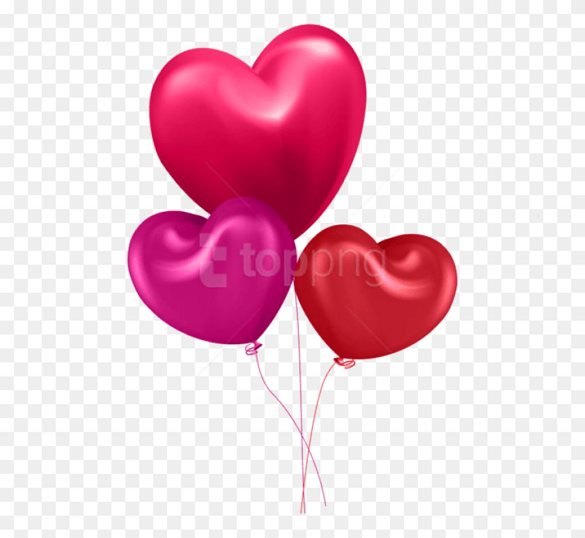 480x712 Corazones De Globo Png / Corazones De Globo Hd Png