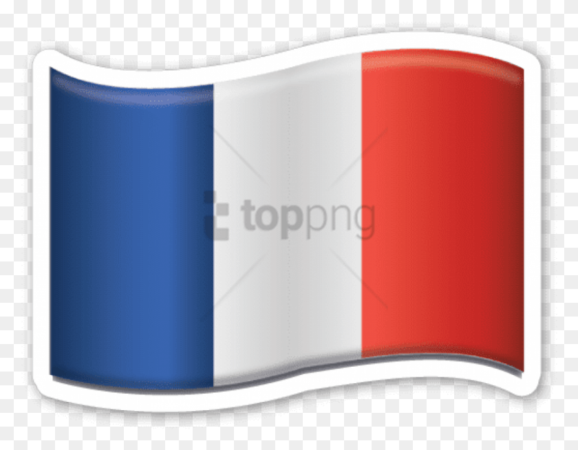 839x639 Free Bandera De Francia Emoji Image With Transparent France Flag Emoji Sticker, Text, Label, Clothing HD PNG Download