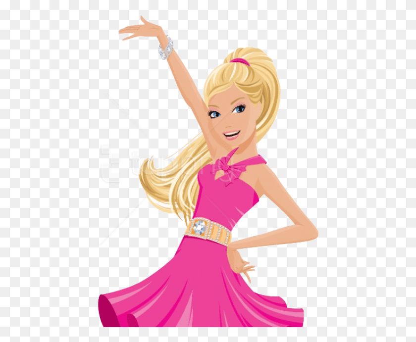 447x631 Free Barbie Clipart Photo Images Barbie, Leisure Activities, Toy, Dance Pose HD PNG Download