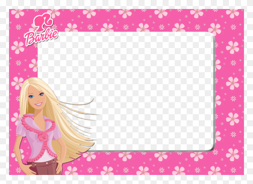 850x602 Free Barbie Frame Images Background Hello Kitty, Manga, Comics, Book HD PNG Download