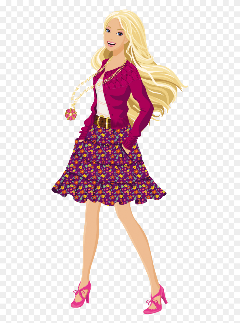 481x1068 Free Barbie Images Transparent Barbie, Skirt, Clothing, Apparel HD PNG Download