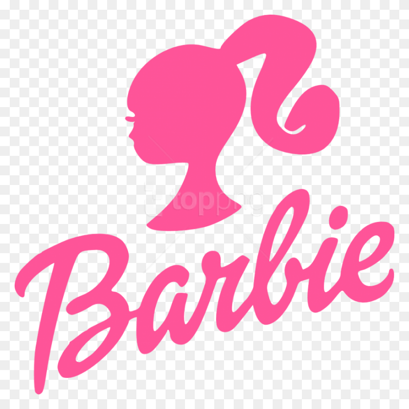 850x850 Free Barbie Logo Barbie Logo, Text, Label, Alphabet HD PNG Download