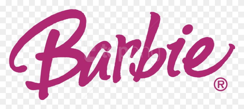 799x323 Free Barbie Logo Images Transparent Barbie Logo, Text, Label, Leisure Activities HD PNG Download