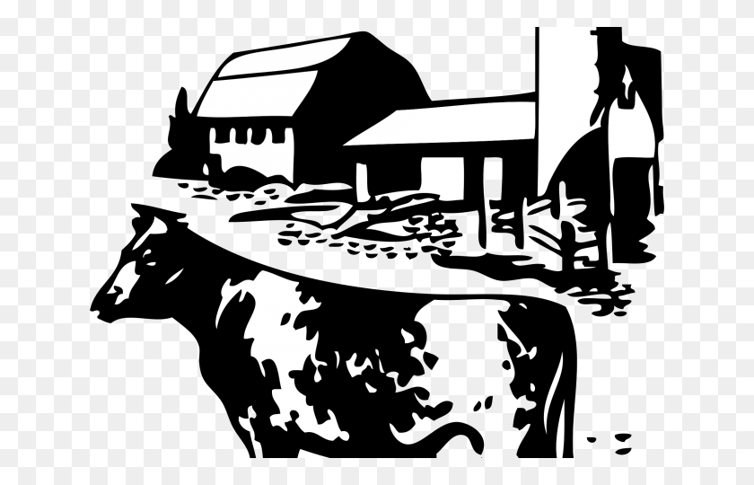 640x480 Free Barn Clipart Dairy Farm Shirt Design, Stencil, Text HD PNG Download