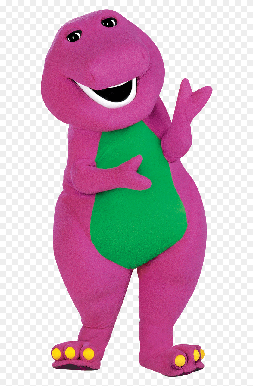 572x1222 Free Barney Dinosaur Clipart Photo Barney Most Lovable Moments 2012, Clothing, Apparel, Plush HD PNG Download