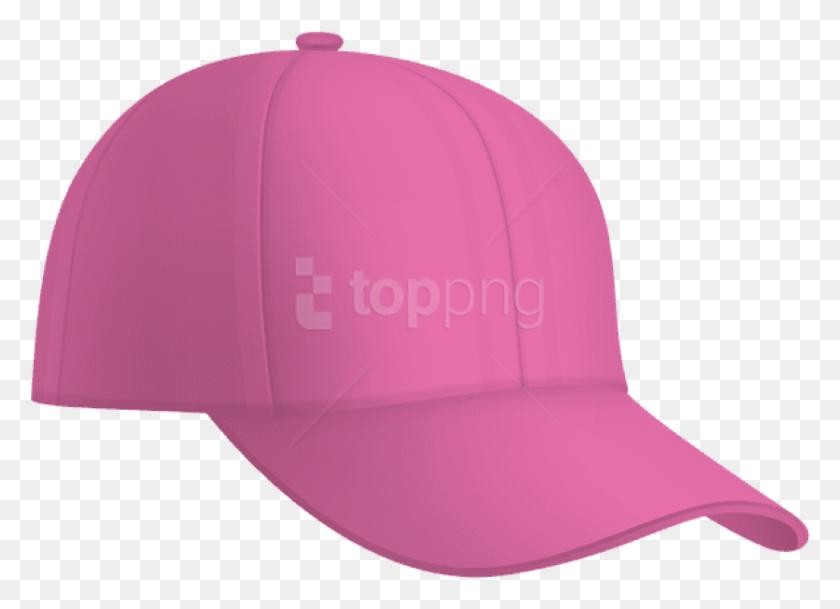 839x591 Free Baseball Cap Pink Clipart Photo Baseball Cap, Clothing, Apparel, Cap HD PNG Download