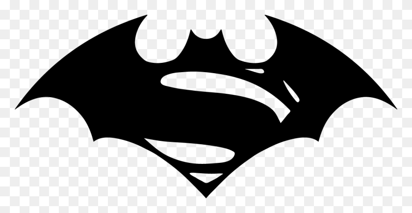 1113x534 Descargar Gratis Batman Vs Superman Logo Clip Art Logo Batman Vs Superman, Stencil, Símbolo, Axe Hd Png Download