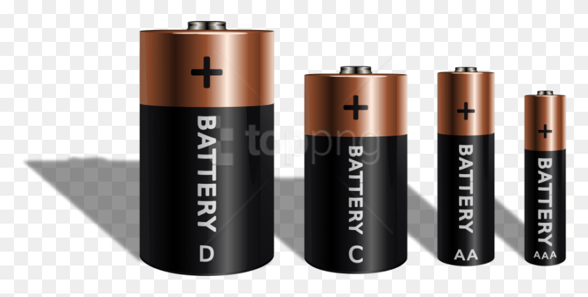 850x398 Free Battery Images Background Clip Art Batteries, Weapon, Weaponry, Shaker HD PNG Download