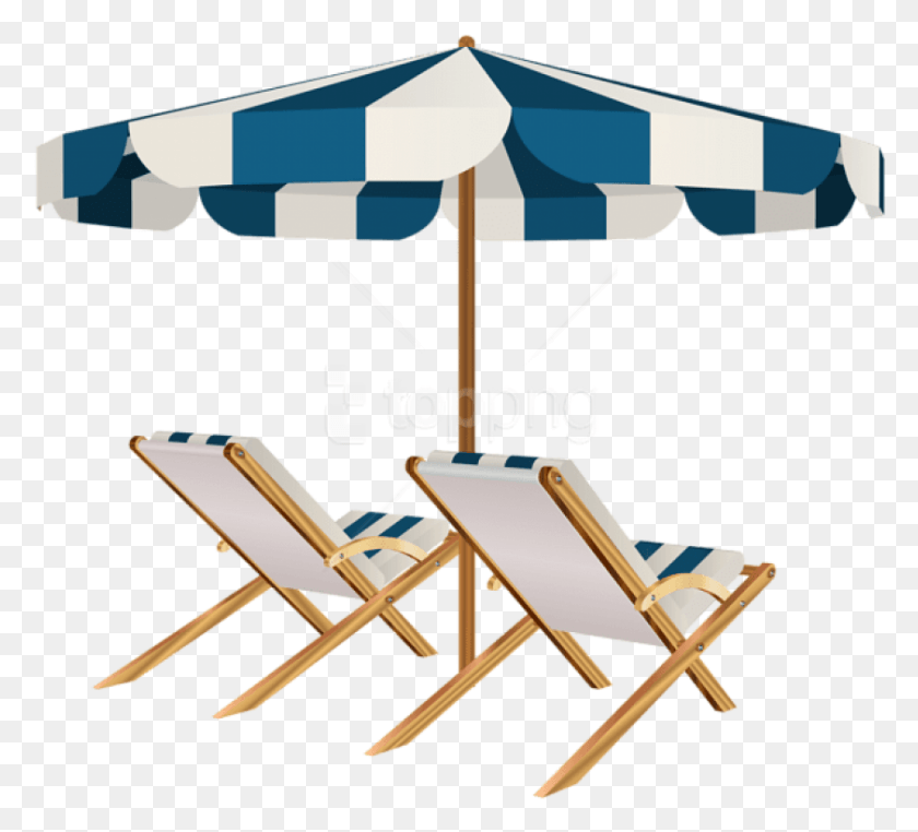 841x757 Free Beach Chairs And Umbrella Clipart, Chair, Furniture, Wood HD PNG Download