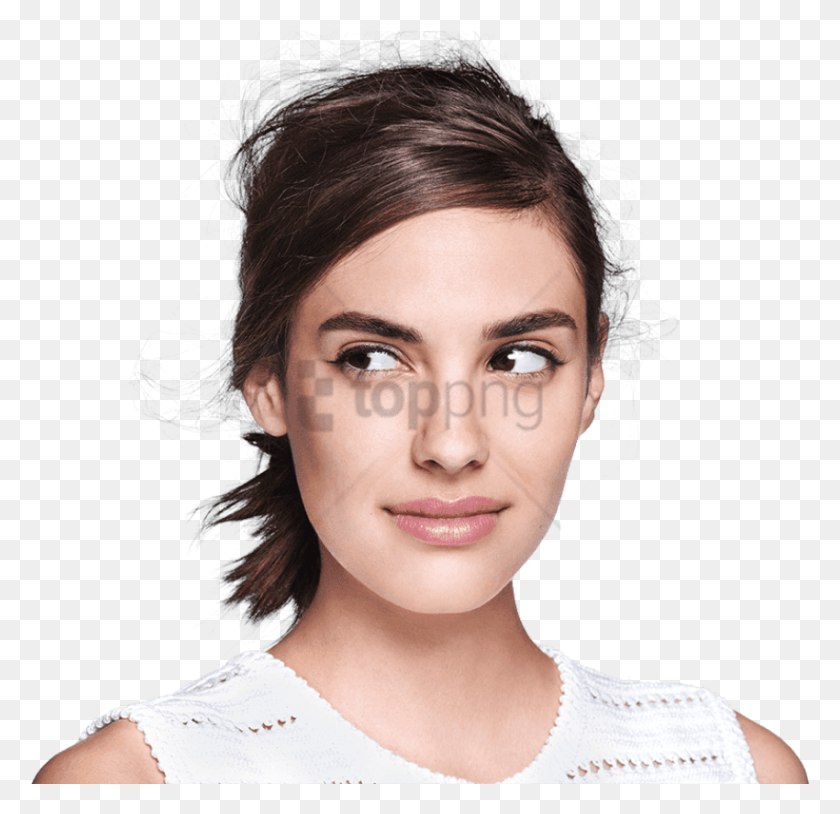 850x822 Free Benefit They Re Real Big Sexy Eyes Kit Benefit 24 Hour Brow Setter, Face, Person, Human HD PNG Download