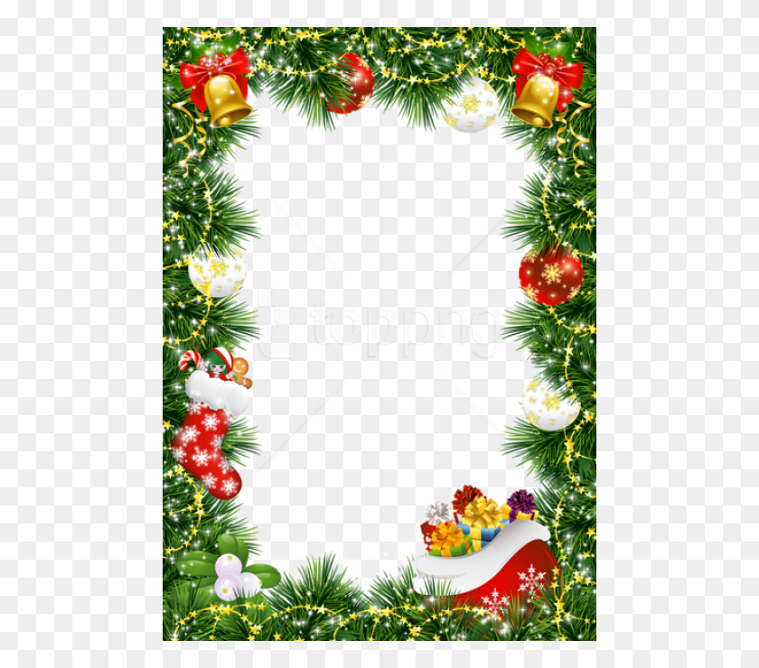 480x680 Free Best Stock Photos Christmas Photo Frame With Christmas Decoration Frame, Tree, Plant, Christmas Tree HD PNG Download