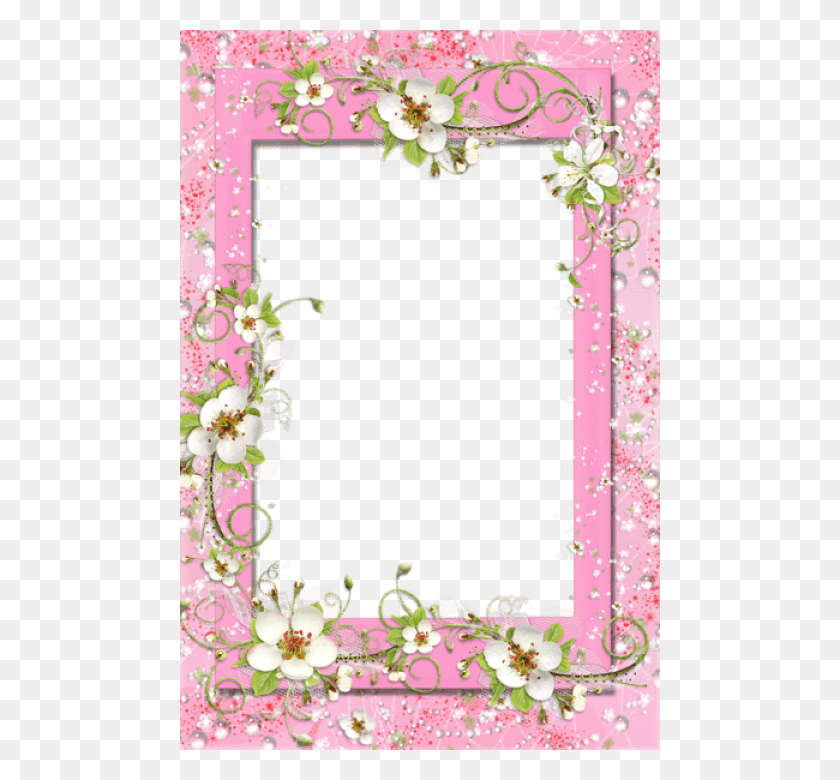 480x720 Free Best Stock Photos Transparent Pink Frame Pink Frame Flower, Floral Design, Pattern, Graphics HD PNG Download