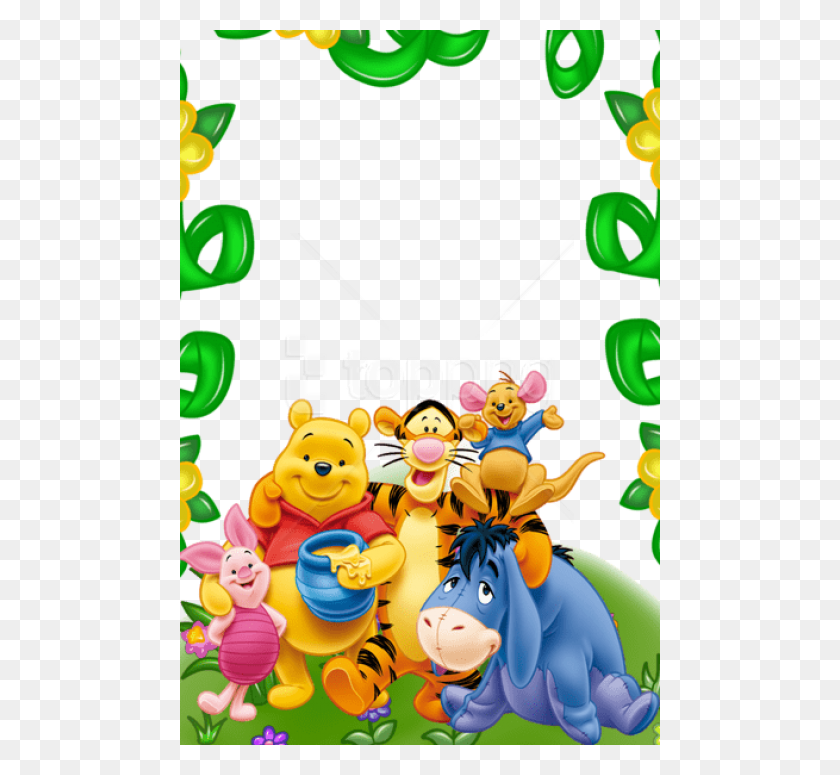480x715 Free Best Stock Photos Winnie The Pooh And Friends Winnie The Pooh Piglet And Eeyore, Text, Graphics HD PNG Download