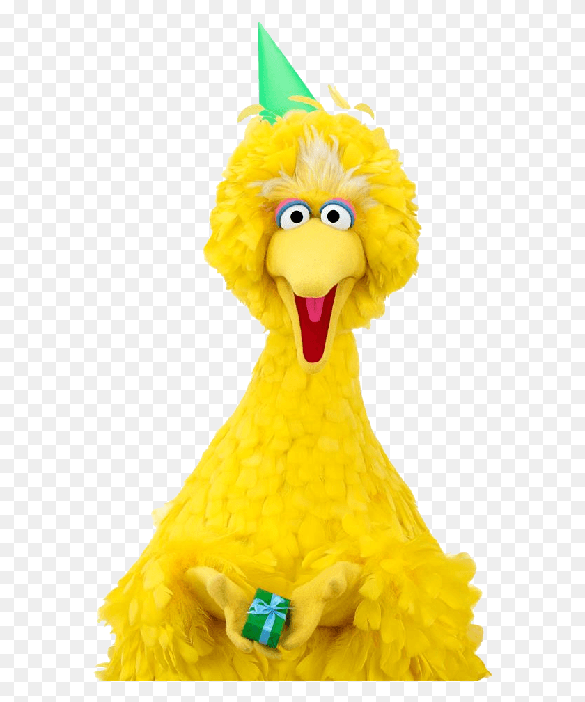 576x949 Free Big Bird Happy Birthday Images Sesame Street Birthday Big Bird, Animal, Toy, Pet HD PNG Download