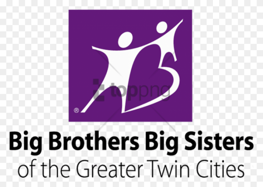 850x586 Free Big Brothers Big Sisters Of The Greater Twin Big Brothers Big Sisters, Text, Label, Symbol HD PNG Download