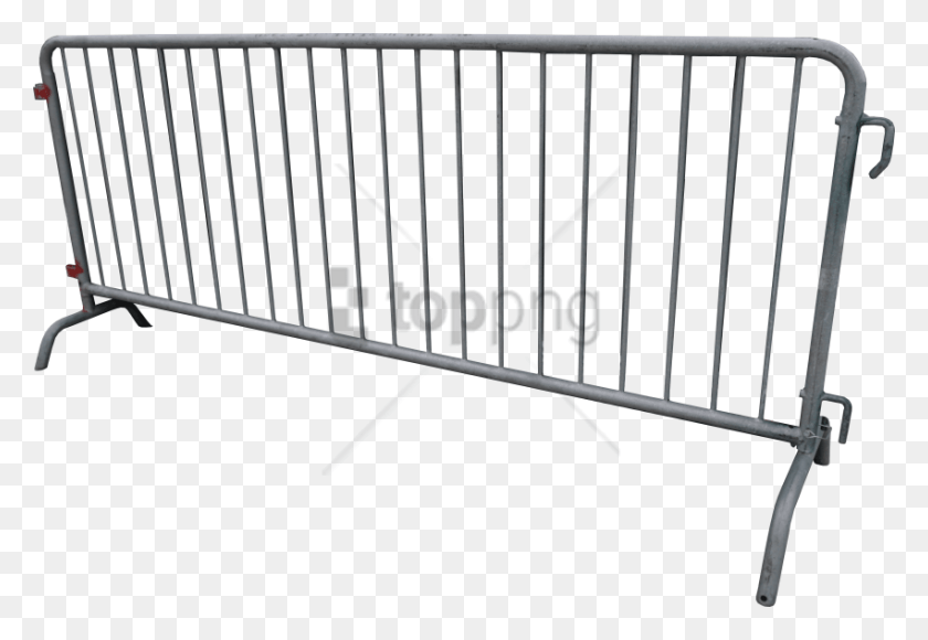 850x567 Free Bike Rack Barricade Image With Transparent Handrail, Fence, Crib, Furniture HD PNG Download