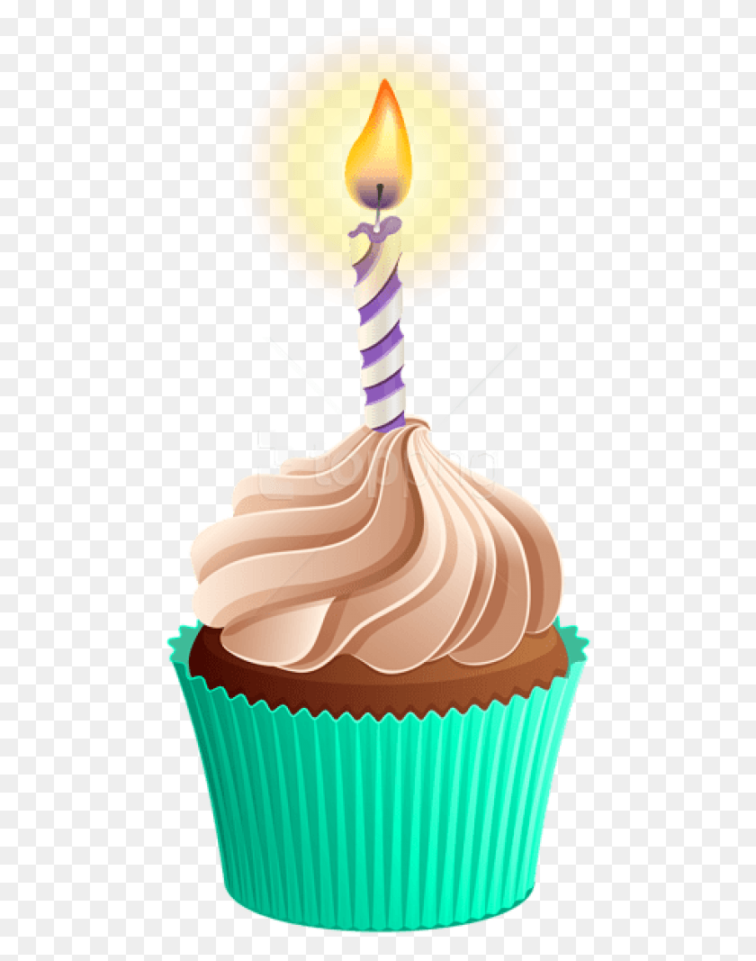 473x1007 Free Birthday Cupcake Images Background Birthday Transparent Background Cupcake, Cream, Dessert, Food HD PNG Download