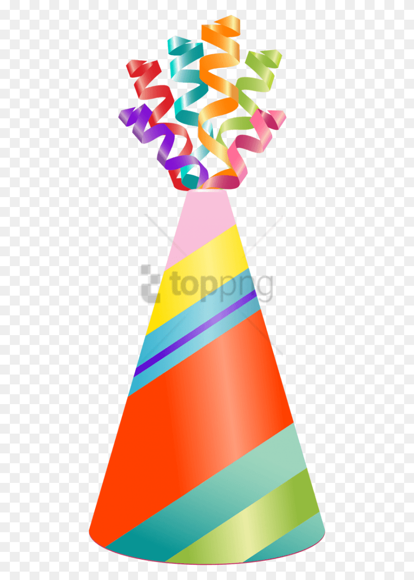 480x1117 Free Birthday Images Background Birthday Clip Arts, Clothing, Apparel, Party Hat HD PNG Download