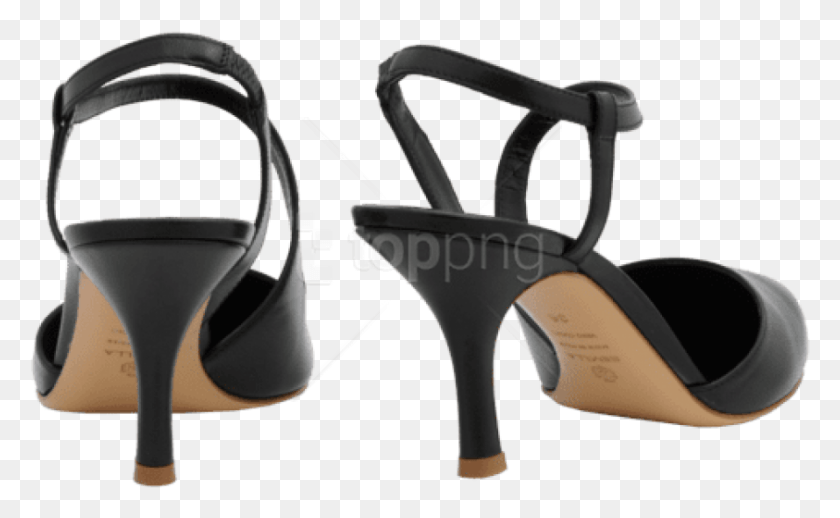 843x495 Free Black Female Sandals Clipart Sandals Female, Clothing, Apparel, Footwear HD PNG Download