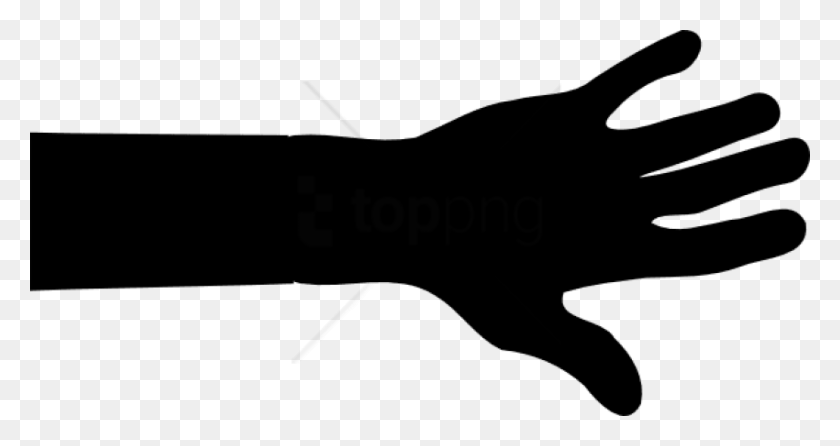 850x421 Free Black Hand Image With Transparent Background Hand Black, Animal, Gun HD PNG Download